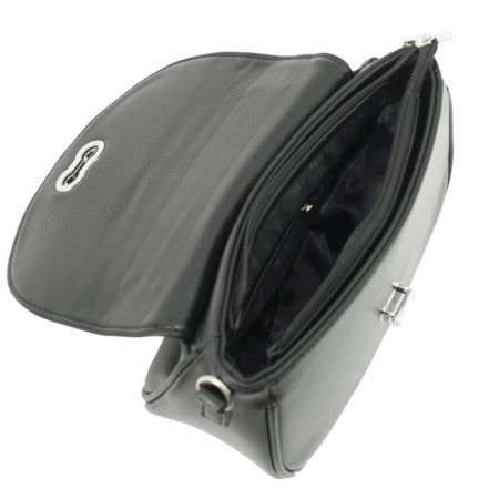 Women's bag (B2846-00110) Artificial leather, black, 1x210x25 cm-1