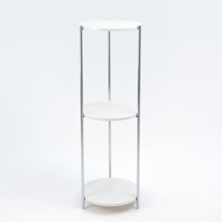Laksi Flowers stand Gloris, 360x360x1110, chrome/Yasen white