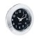 Quartz clock, D-2.5 cm, LQ377A, discrete move, black