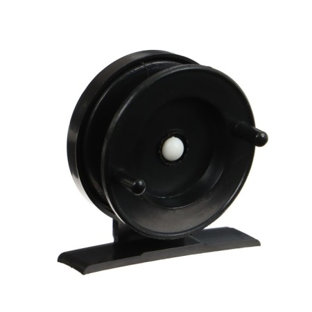 Inertial plastic coil, diameter 4.5 cm, black color, 501-5
