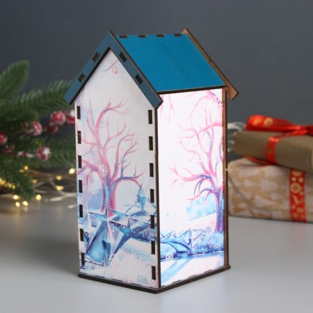 New Year's tea house "Snake. Gifts" 20x10.5x10 cm-2