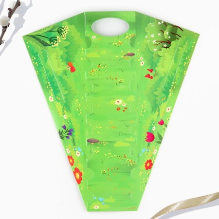 Easter slide in a set with stickers for eggs "Nature".-1