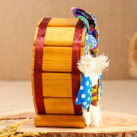 Wooden piggy bank "Brown Kuzma", mix-3