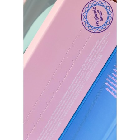 Unrealistic vibrator Satiffyer Triple OH, 24 cm, silicone, blue color-5