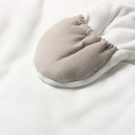 The envelope is insulated for newborns, the color is milk/gray, height 62 cm-4