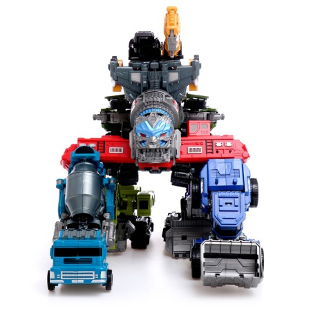 Robot "Special Bottom. Bulldozer ", transforms, gathers in 1 large of 7 robots-9