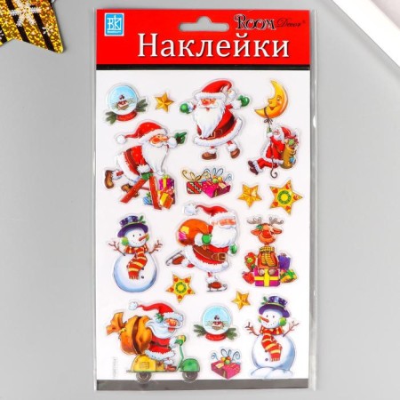 Decorative sticker Room Decor "Santa" 14x21 cm-2