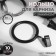 Ring for the cornice, with a clamp, d = 38/48 mm, 10 pcs, black color