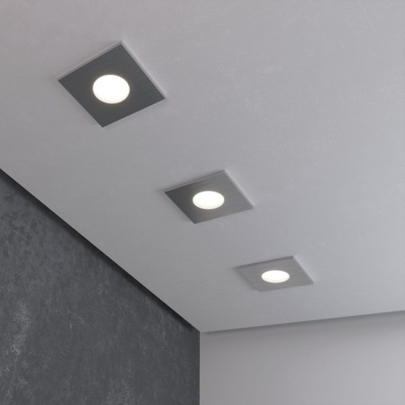 Smart moisture -proof lamp Elektrostandard, Flicks, 84x84x27 mm, GU10, Silver Color-1