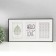 Photo frame wood in 3 photos 10x15 cm "Paspartu" white 3x39.8x21 cm