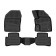 3D mats in the cabin for Toyota C-HR (I, IR) 2016-, 4WD, p.R. 4 things.