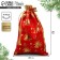 Bag gift plush "New Year's ringing", bells, embossing, 20 x 30 cm +/- 1.5 cm, New Year