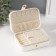 Casket to the leatherette for jewelry "Sweet. Rombs" white 11x16x5 cm