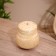 Basket with a lid weaved, from bamboo 20x20x22 cm