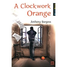 A Clockwork Orange. Clothing orange. In English. Bergeses E.