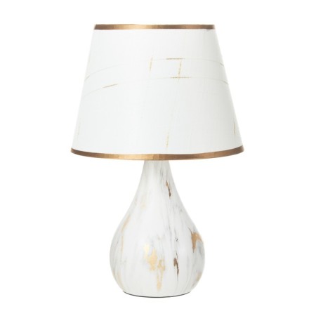 Board lamp "Marmor" E14 40W White-gold 23x23x35 cm Risalux-5