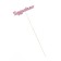 Topper "Congratulations", pink 13x23.1 cm