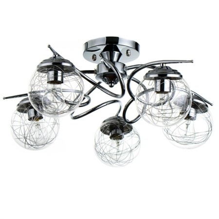 Snanny chandelier 5he27 40W silver 60x60x28 cm Bayerlux