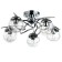 Snanny chandelier 5he27 40W silver 60x60x28 cm Bayerlux