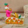 Filimonovskaya toy "A couple on a sleigh"