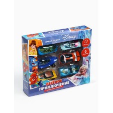 DISNEY Набор машин "Веселое приключение", 6 шт, металл
