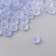 Glass beads 8/0 "matte translucent. Light lilac" 10 g