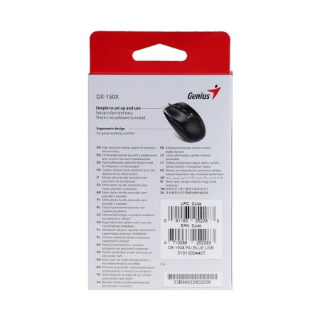 Mouse Genius Mouse DX-150X, wired, optical, 1000 dpi, USB, blue-5