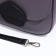 Richet bag on a magnet, outer pocket, long belt, gray color