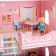 Puppet house "Adele Sharman" with furniture and accessories 7 pcs.