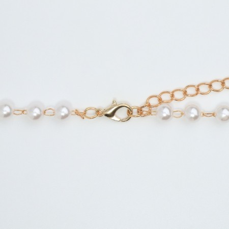 Pearl pearl "drop" color gold, 40cm-4