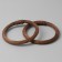 Handles for the bag are wooden, wicker, d = 10.2 / 12.5 cm, 2 pcs, brown color