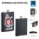 Alcohol flask "Cool man", stainless steel, gift, 240 ml, 8 oz