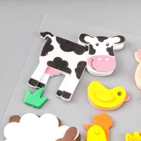 Stickers from EVA "Farm" (set 12 pcs) Assorted-2