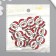 Decor for creativity plastic "Santa Claus" 2.8x1.9x0.5 cm
