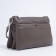 Cross-Bodi Bag on a zipper, the color is gray-brown