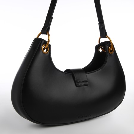 Bag Women's Baget on the Textura zipper, average size, black color-10