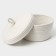Basket for storage ladled handmade LadOM "BALL", 21 × 21 × 11 cm, beige color