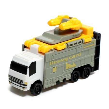 Warrior robot, transforms, assembled from 5 cars-9