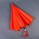 Walking umbrella semi -automatic d = 90cm, red color