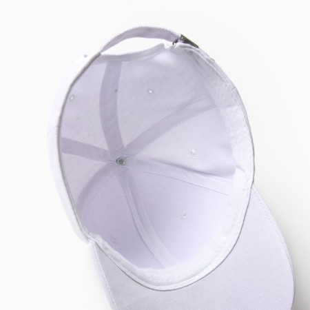 Women's cap Minaku "Vintage", white color, rr 54-56-3
