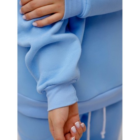 Women's sweam with a comb, size 56, blue color-5