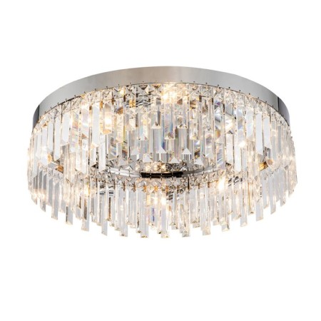 Ceiling Lamp Indigo, 12026/8c Chrome. 8x40W, E14, 620x620x190 mm, transparent color