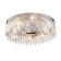 Ceiling Lamp Indigo, 12026/8c Chrome. 8x40W, E14, 620x620x190 mm, transparent color