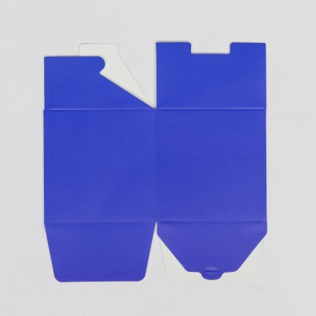 The box is folding, square, purple, 8 x 8 x 8 cm,-2