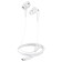 Hoco M101 Pro headphones, wired, vacuum, Type-C, 1.2 m, white