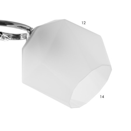 Svetogor chandelier "Adele" 2x40W E27 chrome-5