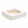 Container for removal, with a window, white, 20 x 20 x 4 cm, set 10pcs.