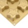 Form for the preparation of stella cakes, silicone