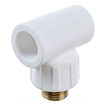The Politekus tee, polypropylene, d = 20 mm x 1/2 ", external thread