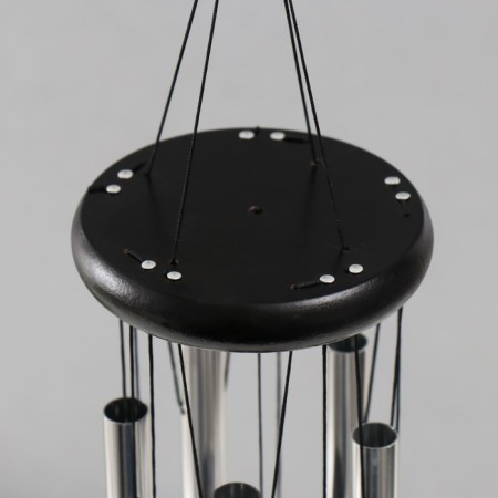 Wind music metal, tree "shells" 5 tubes 60x9x9 cm-1